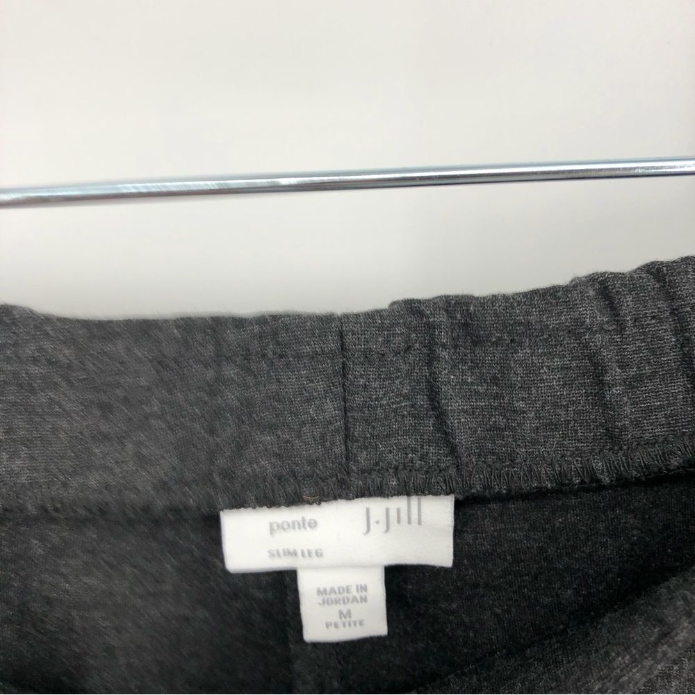 J. Jill Ponte Slim‎ Leg Pants Womens MP Charcoal Gray - Picture 4 of 9